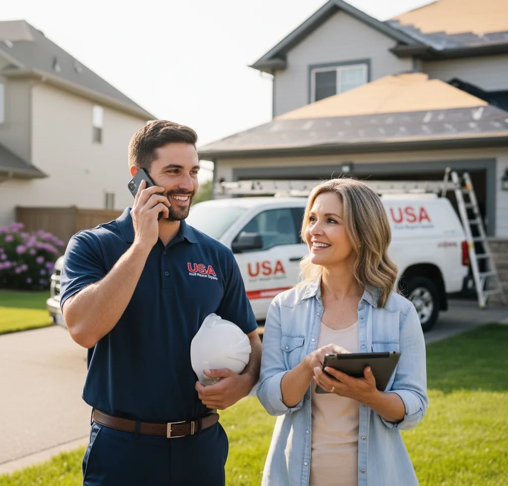 USA Roof Repair Experts customer support in Letart